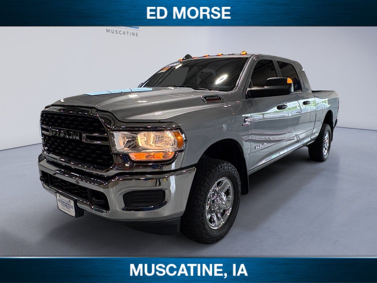 2022 RAM 2500 Big Horn in Billet Silver Metallic Clearcoat — front three-quarter view