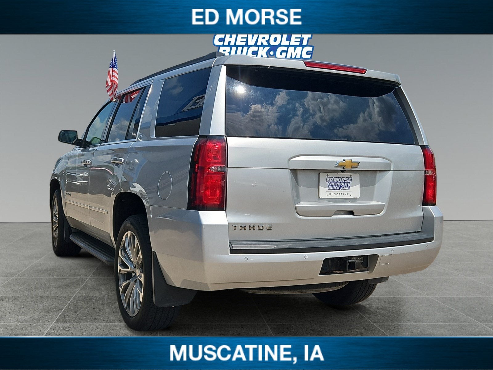 2015 Chevrolet Tahoe — rear three-quarter view