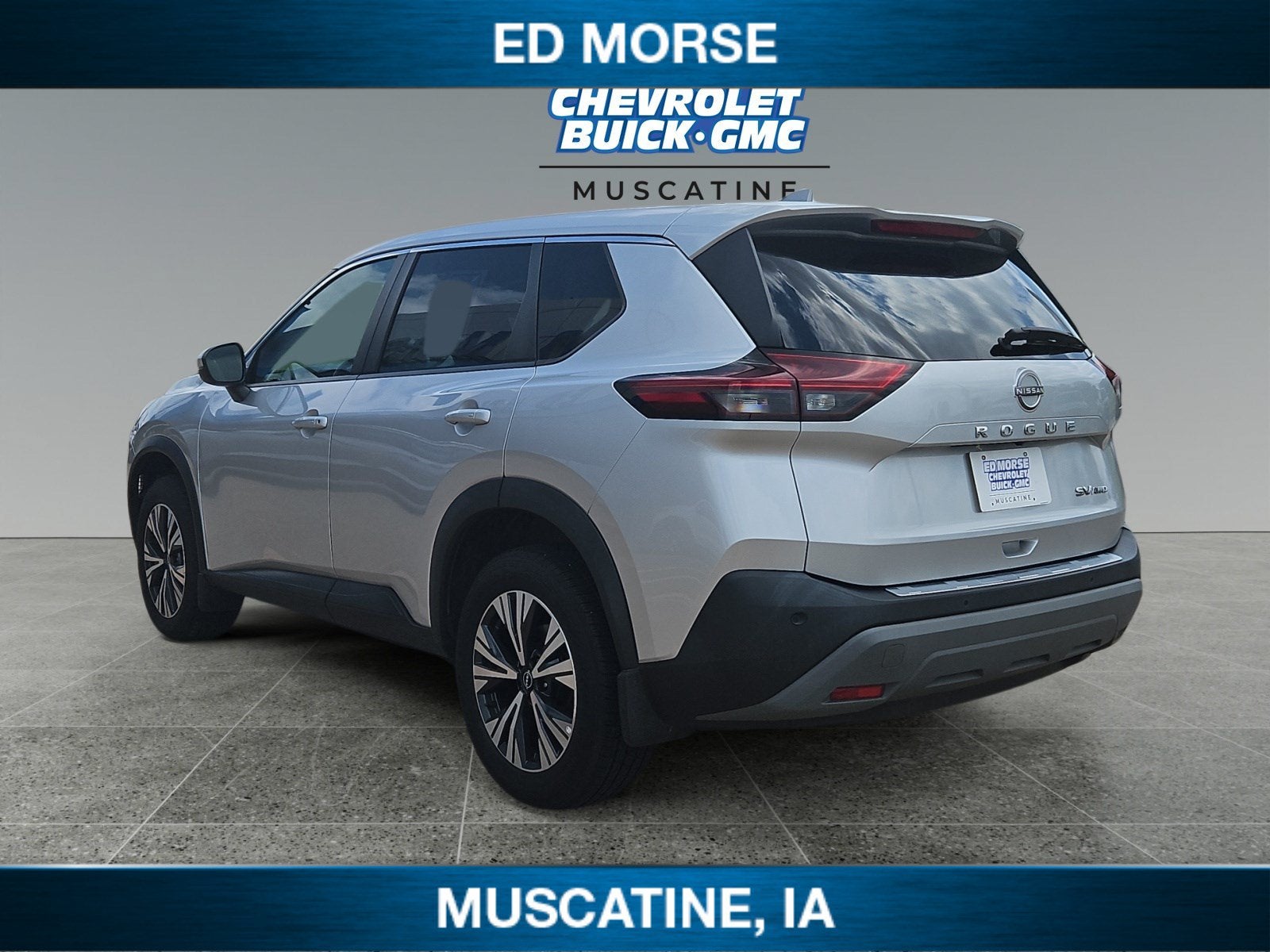 2022 Nissan Rogue — rear three-quarter view